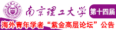 大陆美女操逼南京理工大学第十四届海外青年学者紫金论坛诚邀海内外英才！